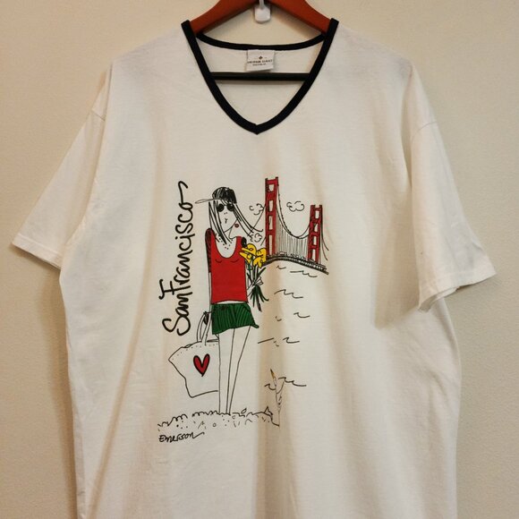 VTG Emerson Street Women’s WHY LIMIT HAPPY TO AN HOUR Sleep T-Shirt ONE SIZE - Picture 4 of 14